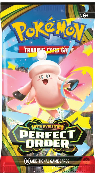 Mega Evolution Perfect Order Booster Pack | Pokémon TCG Mega Evolution Pack