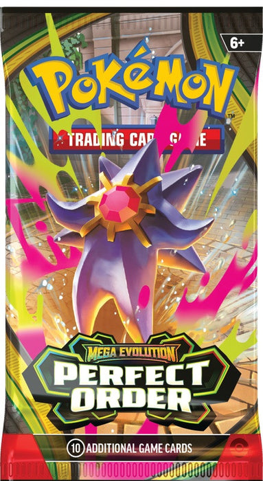 Mega Evolution Perfect Order Booster Pack | Pokémon TCG Mega Evolution Pack