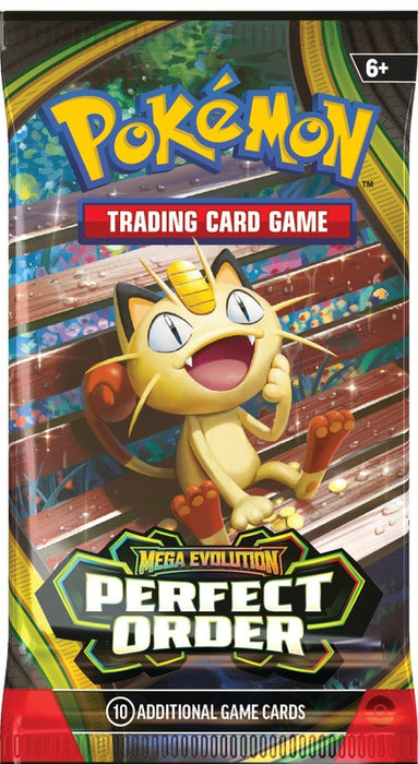 Mega Evolution Perfect Order Booster Pack | Pokémon TCG Mega Evolution Pack