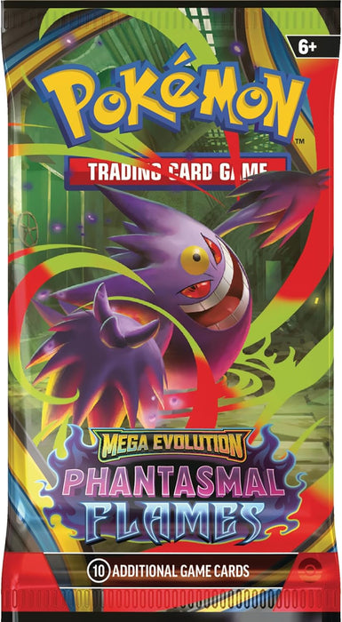 Pokemon TCG Mega Evolution Phantasmal Flames Booster Pack