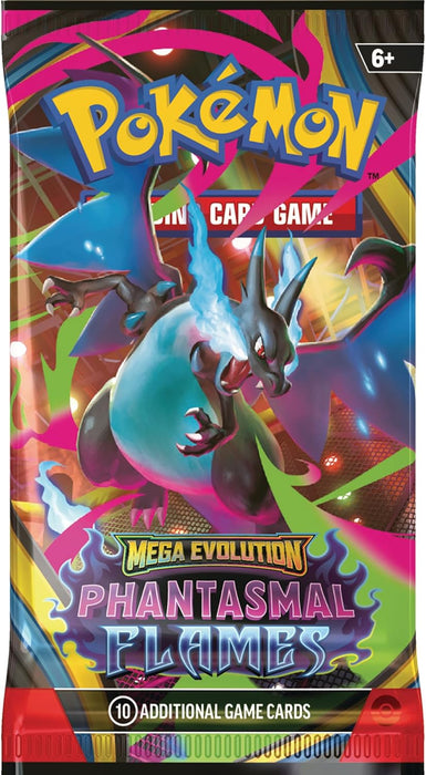 Pokemon TCG Mega Evolution Phantasmal Flames Booster Pack