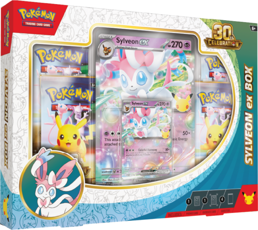 Pokémon TCG: 30th Celebration Pokémon ex Box — Sylveon ex