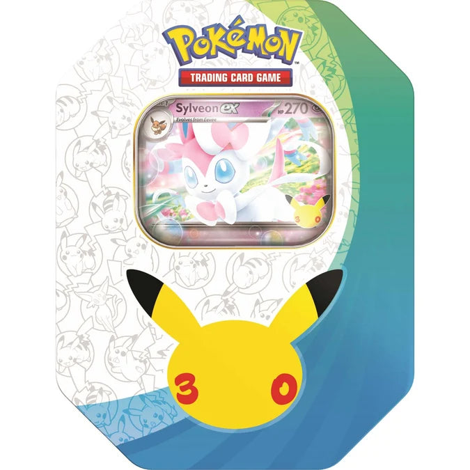 Pokémon TCG: 30th Celebration ex Tin — Sylveon ex