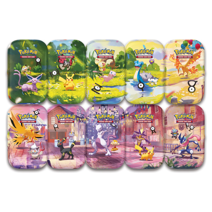 Pokémon TCG: 30th Celebration Mini Tins — Sealed Display / CDU (10 Tins)