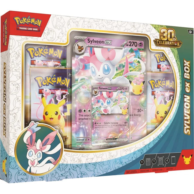Pokémon TCG: 30th Celebration Pokémon ex Box — Sylveon ex