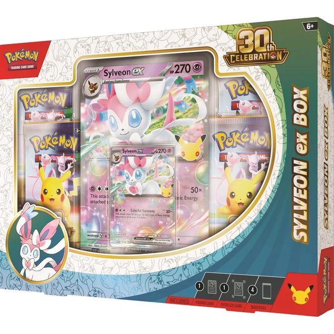 Pokémon TCG: 30th Celebration Pokémon ex Box — Sylveon ex