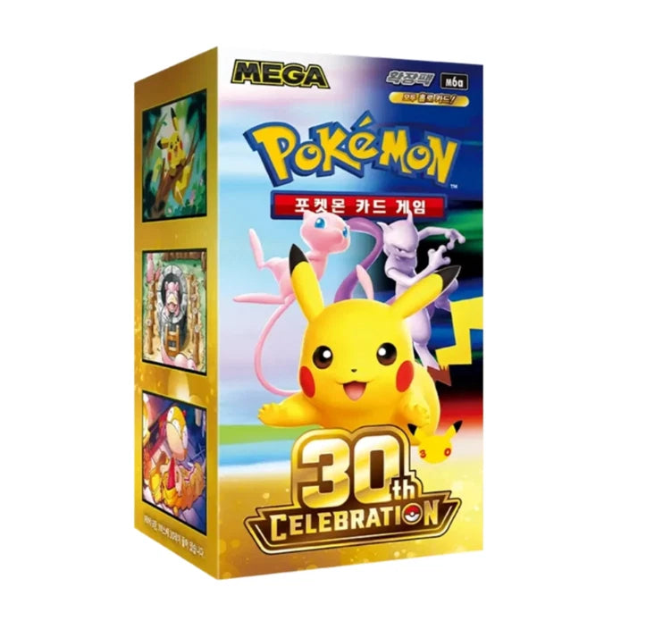 Pokémon TCG: 30th Celebration M6A Korean Booster Box (20 Booster Packs)