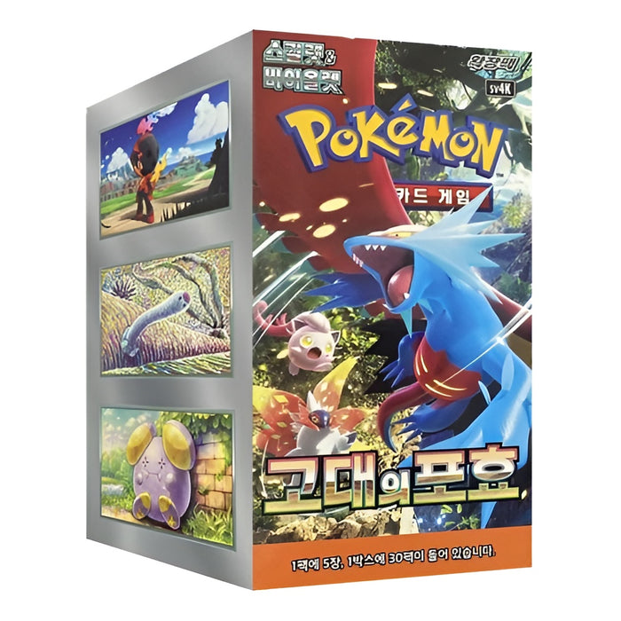 Pokemon TCG Ancient Roar SV4K Korean Booster Box Titan Cards Ltd Pokemon TCG Ancient Roar SV4K Korean Booster Box Titan Cards Ltd
