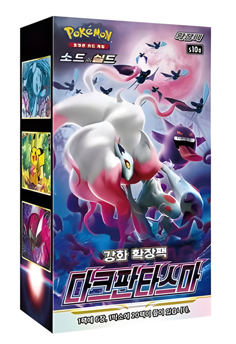 Pokemon TCG Dark Phantasma S10A Korean Booster Box (20 Booster Packs)