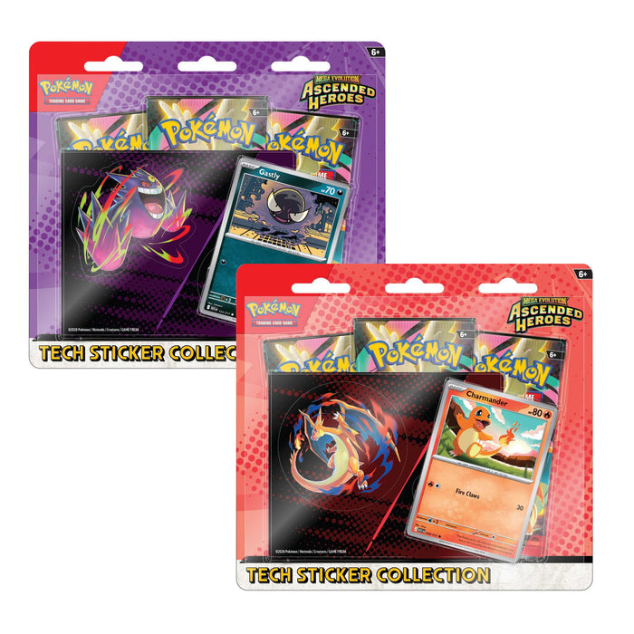 Pokemon TCG Mega Evolution Ascended Heroes Tech Sticker Collection (One of Each)