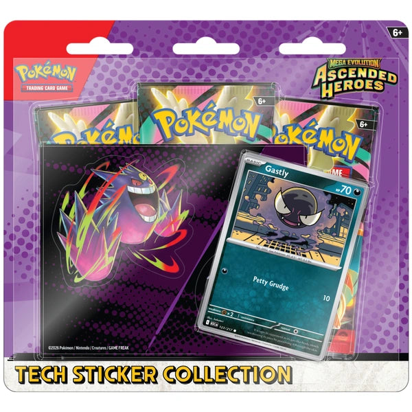 Pokemon TCG Mega Evolution Ascended Heroes Tech Sticker Collection (One of Each)