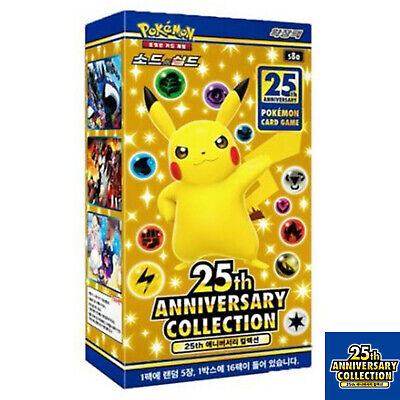 Pokemon TCG 25th Anniversary Collection Korean Booster Box (16