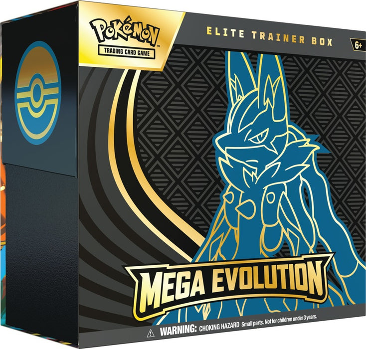 Pokemon TCG Mega Evolution Elite Trainer Box - Mega Lucario