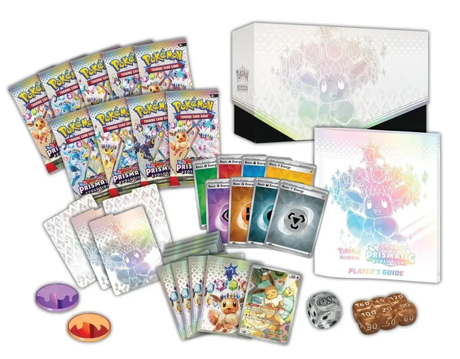 Pokemon Scarlet & Violet Prismatic Evolutions Elite Trainer Box