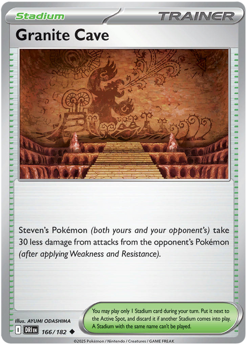 Granite Cave 166/182 Uncommon Pokemon Card (Scarlet & Violet Destined Rivals)