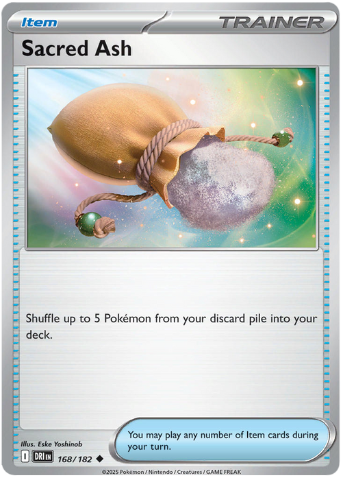 Sacred Ash 168/182 Uncommon Pokemon Card (Scarlet & Violet Destined Rivals)