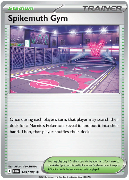 Spikemuth Gym 169/182 Uncommon Pokemon Card (Scarlet & Violet Destined Rivals)