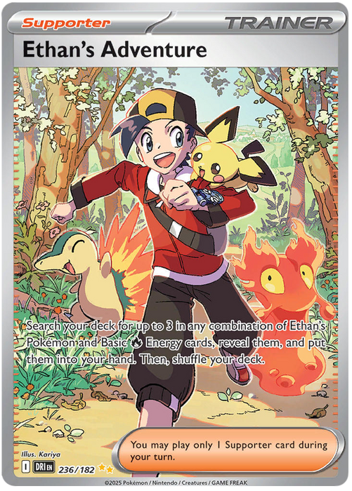 Ethan's Adventure 236/182 Special Illustration Rare Pokemon Card (Scarlet & Violet Destined Rivals)