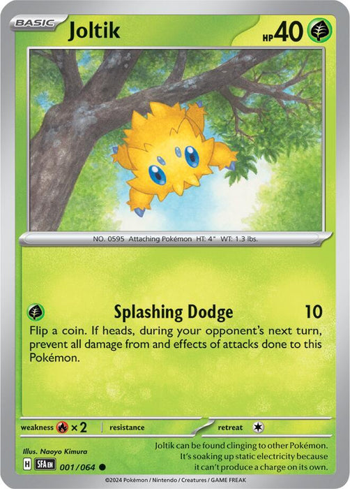 Joltik 001/063  Common Pokemon Card (SV Shrouded Fable)