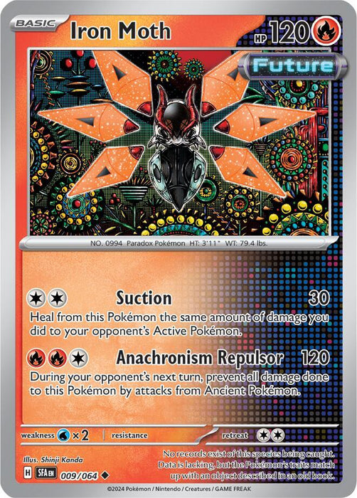 Iron Moth 009/063  Uncommon Pokemon Card (SV Shrouded Fable)