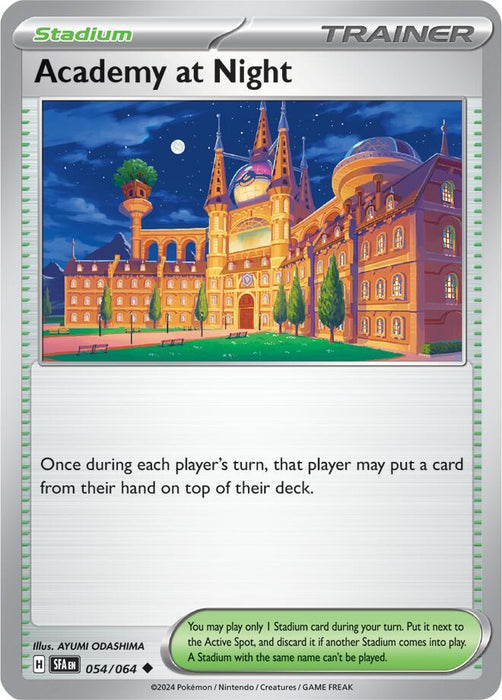 Academy at Night 054/063  Uncommon Pokemon Card (SV Shrouded Fable)