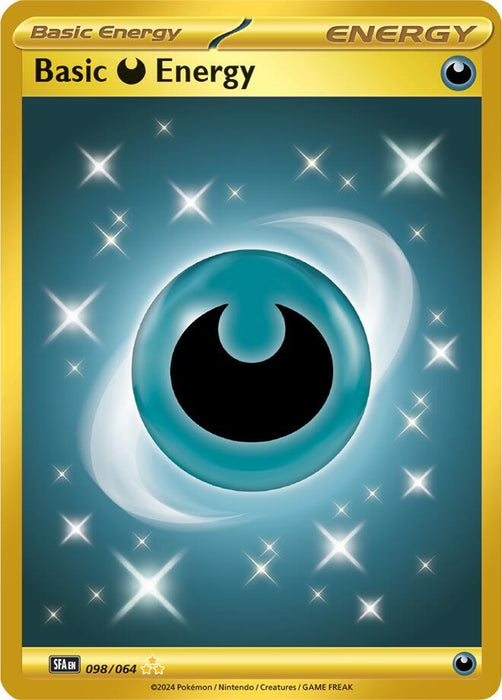 Basic Darkness Energy 098/063  Hyper Rare Pokemon Card (SV Shrouded Fable)