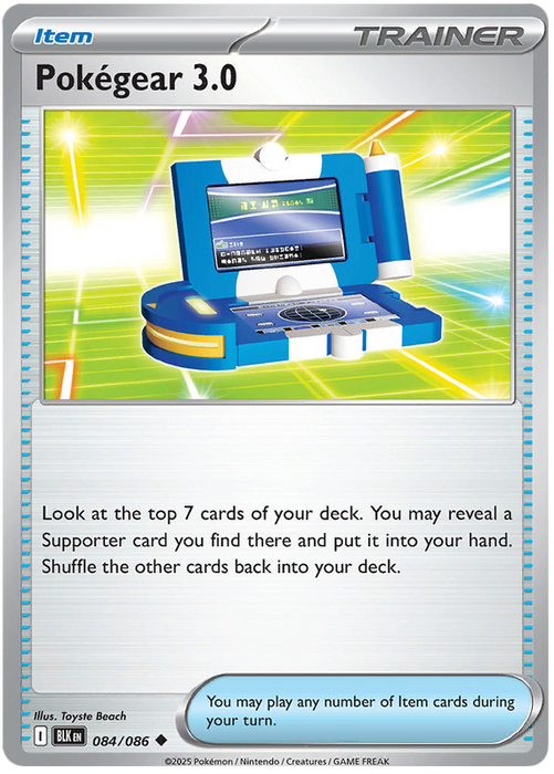 Pok�gear 3.0 084/086 Uncommon Pokemon Card (Scarlet & Violet Black Bolt)