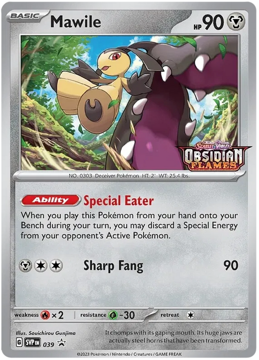Mawile SVP039 Pokemon Promo Card Scarlet Violet Promo Pokemon Card