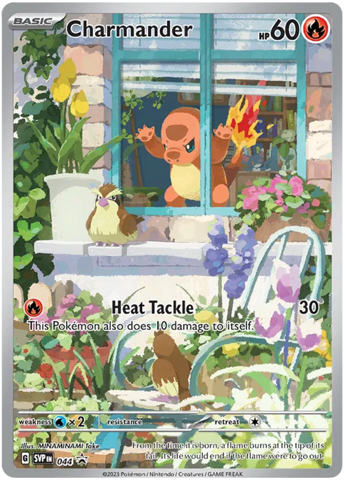 Charmander SVP044 Pokemon Promo Card Scarlet Violet Promo Pokemon Card