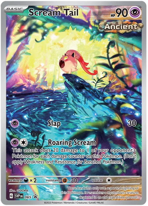 Scream Tail SVP065 Pokemon Promo Card Scarlet Violet Promo Pokemon Card