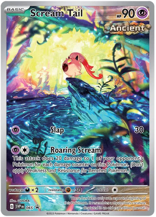 Scream Tail SVP065 Pokemon Promo Card Scarlet Violet Promo Pokemon Card