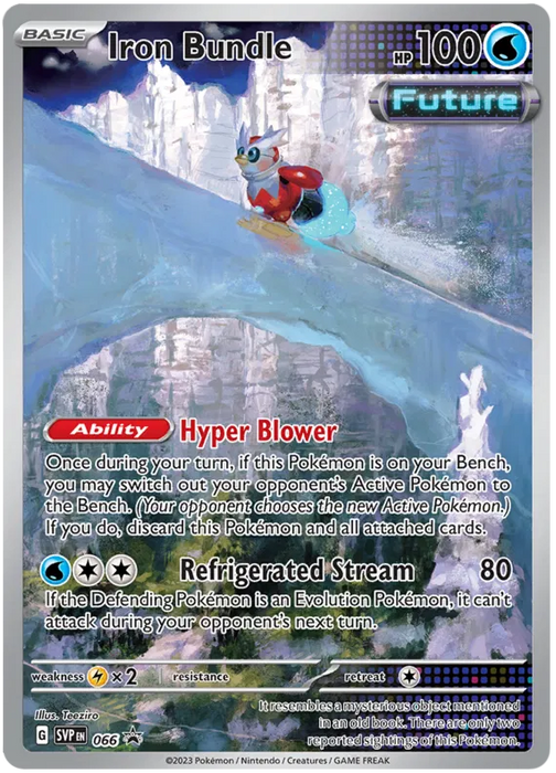 Iron Bundle SVP066 Pokemon Promo Card Scarlet Violet Promo Pokemon Card