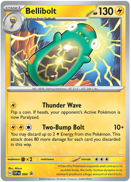 Bellibolt SVP094 Pokemon Promo Card Scarlet Violet Promo Pokemon Card