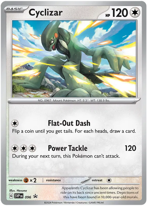 Cyclizar SVP096 Pokemon Promo Card Scarlet Violet Promo Pokemon Card