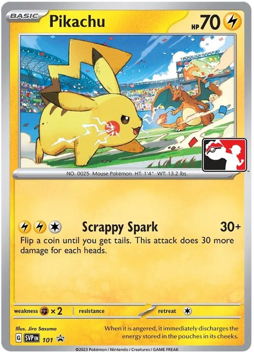 Pikachu SVP101 Pokemon Promo Card Scarlet Violet Promo Pokemon Card
