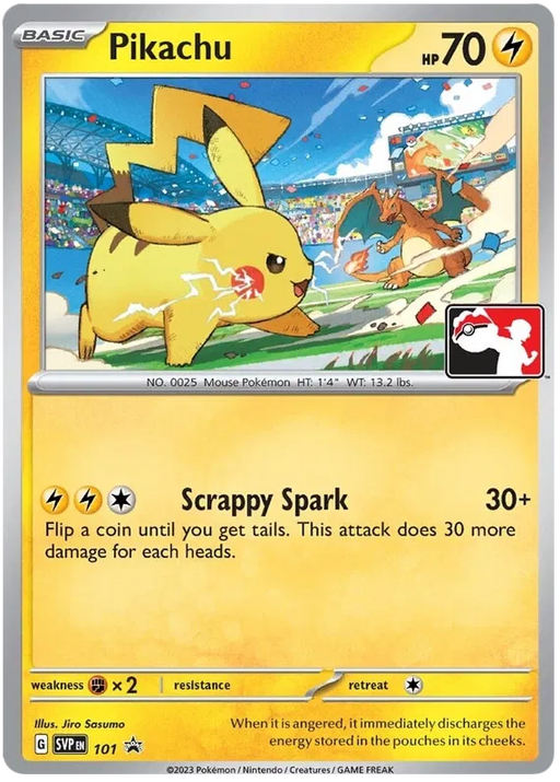 Pikachu SVP101 Pokemon Promo Card Scarlet Violet Promo Pokemon Card