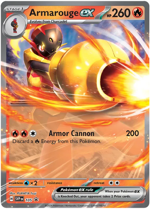Armarouge ex SVP105 Pokemon Promo Card Scarlet Violet Promo Pokemon Card