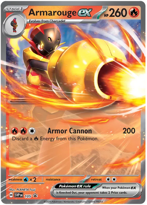Armarouge ex SVP105 Pokemon Promo Card Scarlet Violet Promo Pokemon Card