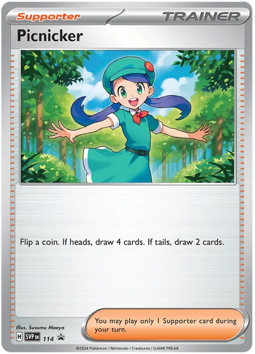 Picknicker SVP114 Pokemon Promo Card Scarlet Violet Promo Pokemon Card