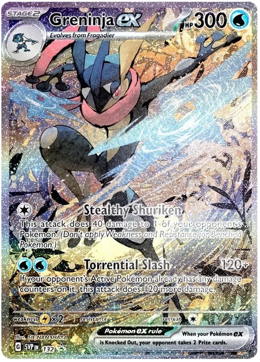 Greninja ex SVP132 Pokemon Promo Card Scarlet Violet Promo Pokemon Card