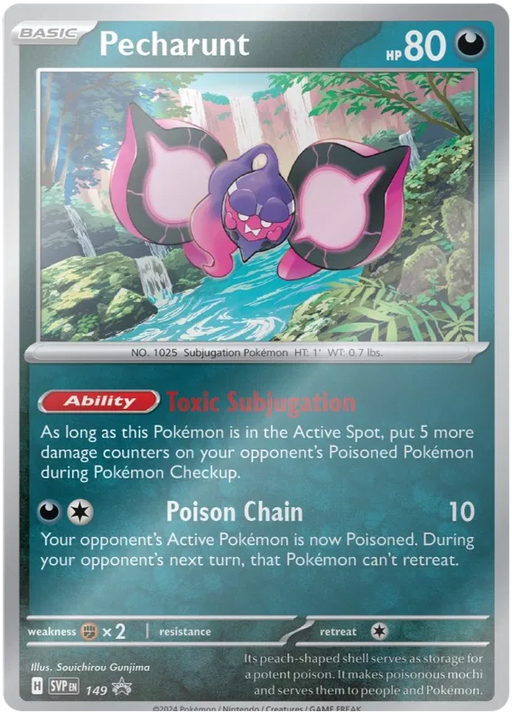Pecharunt SVP149 Pokemon Promo Card Scarlet Violet Promo Pokemon Card