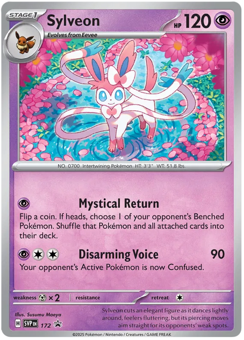 Sylveon SVP172 Pokemon Promo Card Scarlet Violet Promo Pokemon Card