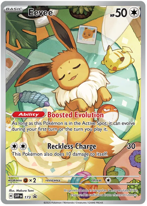 Eevee SVP173 Pokemon Promo Card Scarlet Violet Promo Pokemon Card