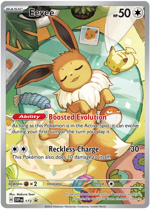 Eevee SVP173 Pokemon Promo Card Scarlet Violet Promo Pokemon Card