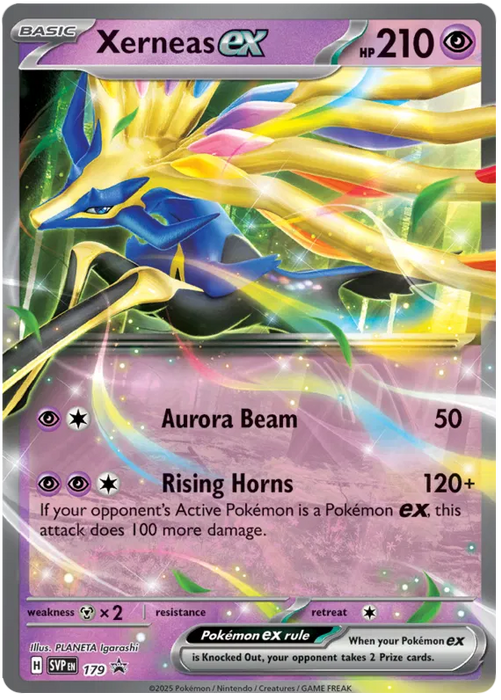 Xerneas ex SVP179 Pokemon Promo Card Scarlet Violet Promo Pokemon Card