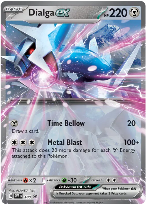 Dialga ex SVP180 Pokemon Promo Card Scarlet Violet Promo Pokemon Card