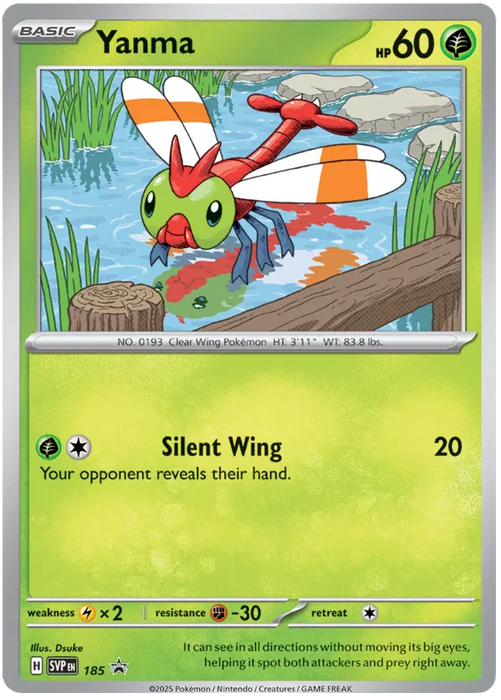 Yanma SVP185 Pokemon Promo Card Scarlet Violet Promo Pokemon Card