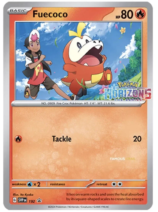 Fuecoco SVP192 Pokemon Promo Card Scarlet Violet Promo Pokemon Card