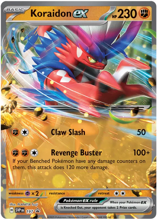Koraidon ex SVP197 Pokemon Promo Card Scarlet Violet Promo Pokemon Card