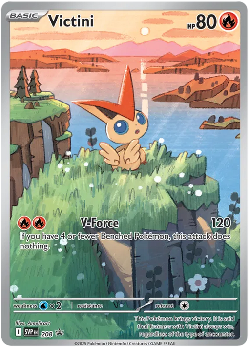 Victini SVP208 Pokemon Promo Card Scarlet Violet Promo Pokemon Card